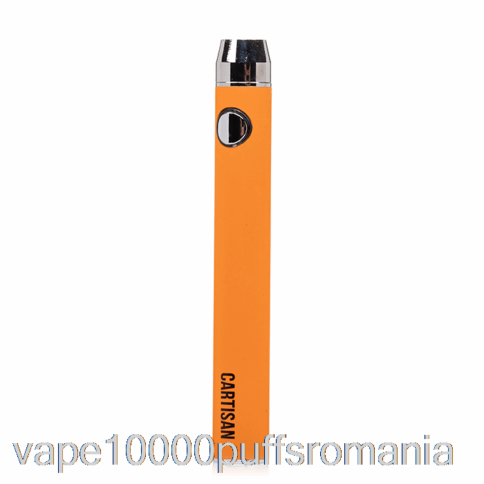 Vape Romania Buton Cartisan Vv 900 Dual Charge 510 Baterie [micro] Portocaliu